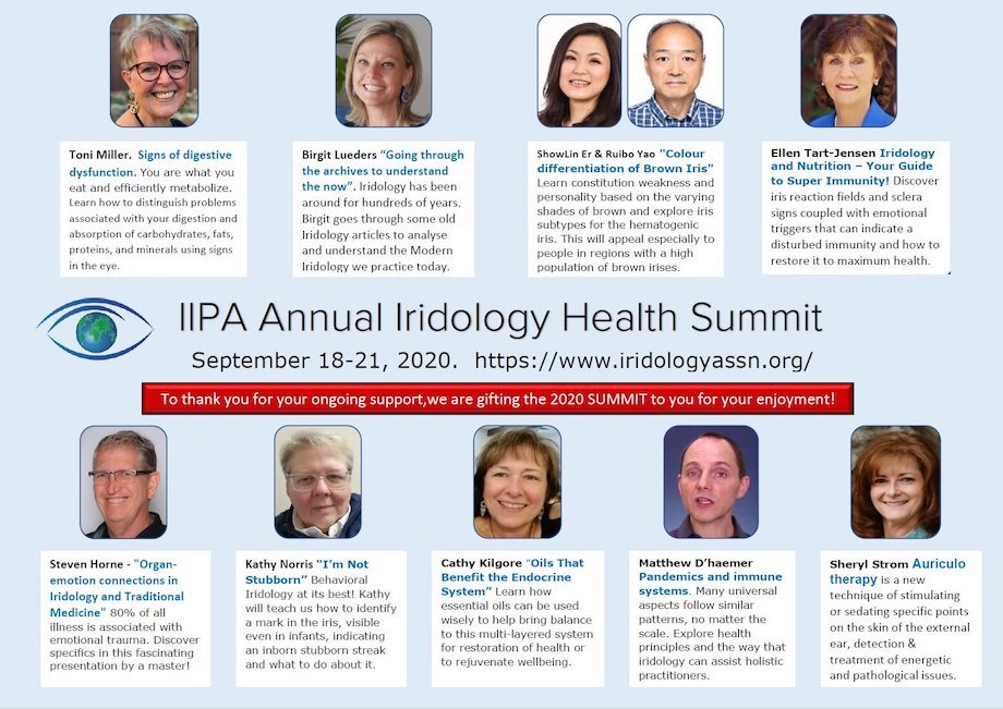 IIPA Annual Iridology Health Summit IIPA Annual Iridology Health Summit
